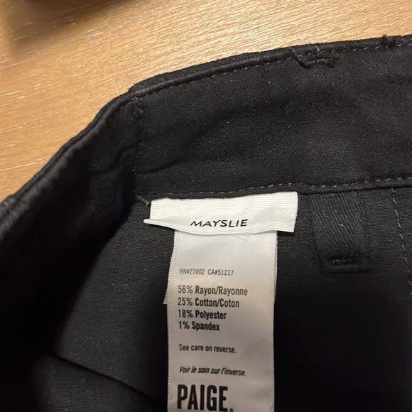 Paige coated , black denim pants - Picture 8 of 8